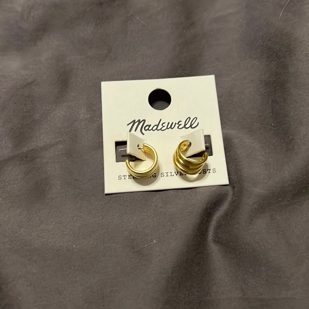Madewell huggie hoop earrings